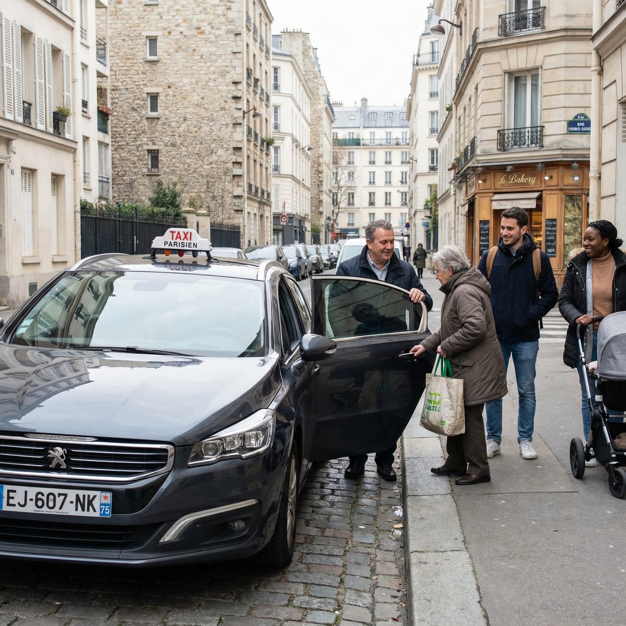 Service taxi pour particuliers